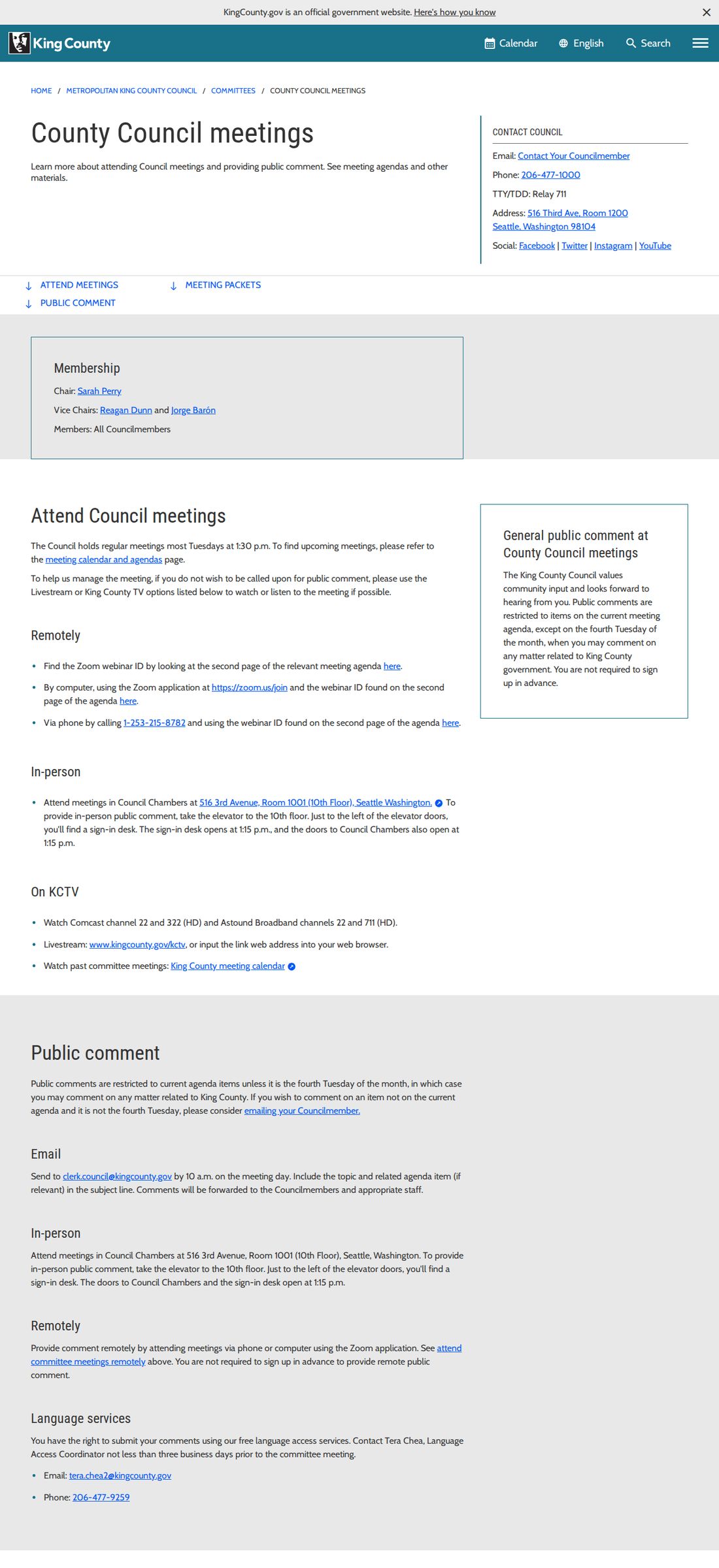 D6 — kingcounty.gov council meetings, page image