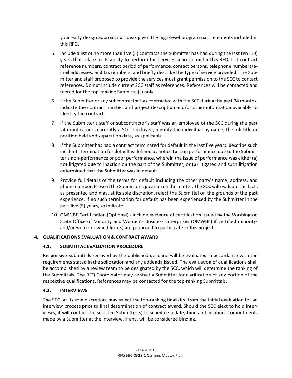 I4 — RFQ 550-0525-1 Campus Master Plan (June 2, 2025) + Addenda, page image